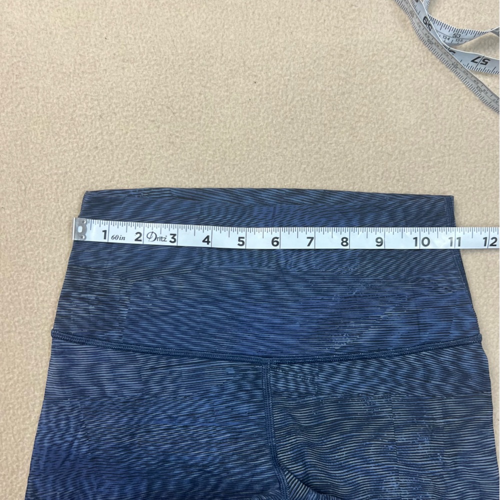 Lululemon Wunder Under 7/8 Tight Luxtreme 25" Linear Flux Battleship Multi sz 4 - Picture 5 of 7